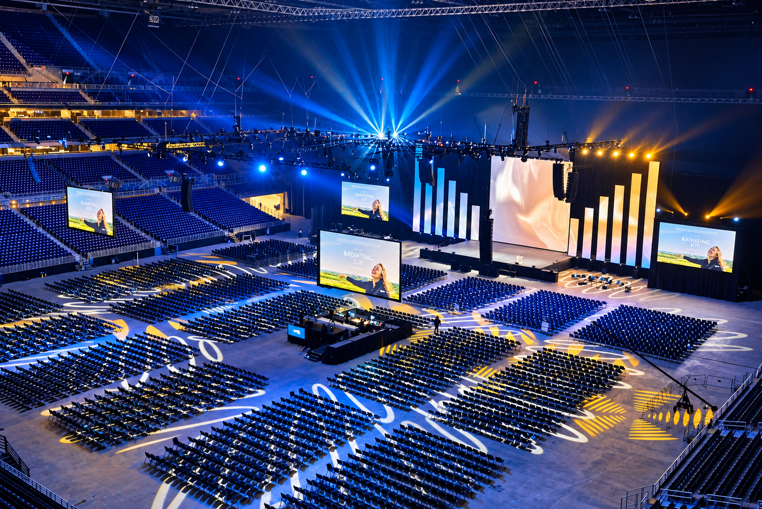 Large faith-based conference production